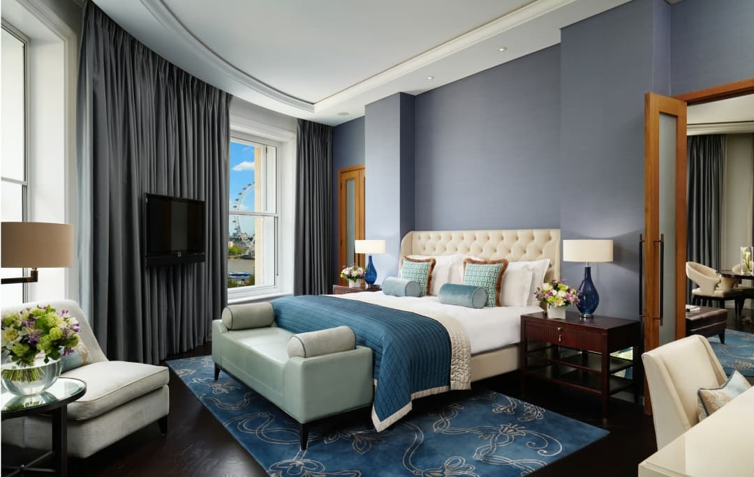 Premium hotel suite at the Corinthia London